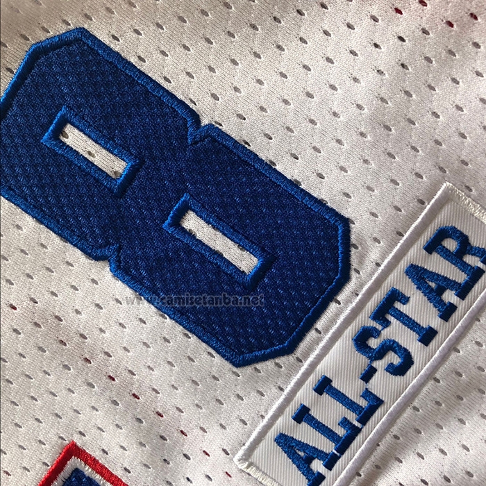 Camiseta All Star 2004 Kobe Bryant NO 8 Blanco